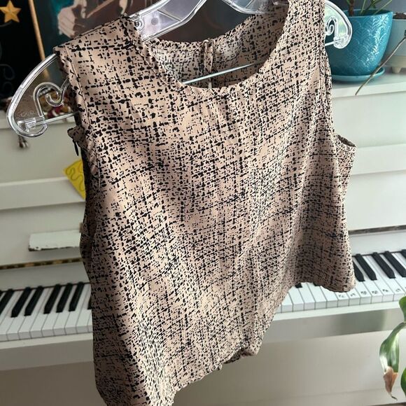 SHEIN Black and Tan Textured Skort Set L - Picture 7 of 16
